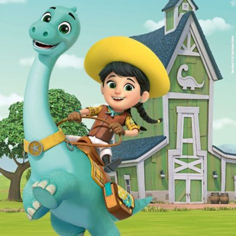 Puzzle Dino Ranch, 3X49 Piese - poza 1
