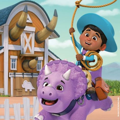 Puzzle Dino Ranch, 3X49 Piese - poza 2