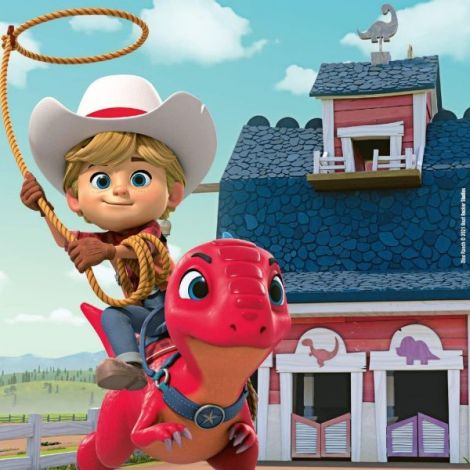 Puzzle Dino Ranch, 3X49 Piese - poza 3