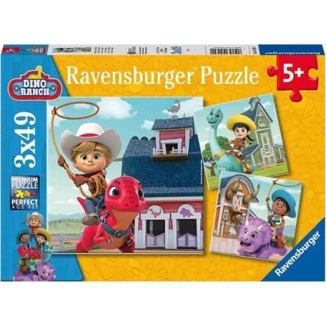 Puzzle Dino Ranch, 3X49 Piese - poza 4