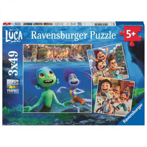 PUZZLE DISNEY PIXAR LUCA, 3x49 PIESE - poza 1
