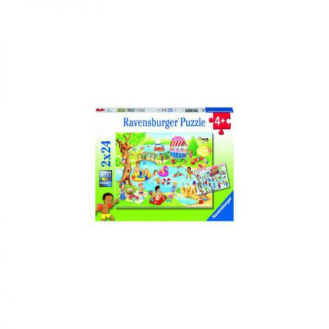 PUZZLE DISTRACTIE LA LAC, 2x24 PIESE - poza 1