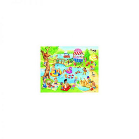 PUZZLE DISTRACTIE LA LAC, 2x24 PIESE - poza 3