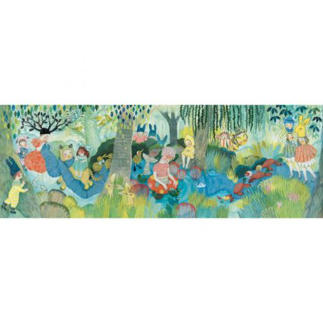 Puzzle Djeco 350 pcs, River party- petrecere la rau - poza 1
