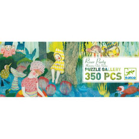 Puzzle Djeco 350 pcs, River party- petrecere la rau - poza 2