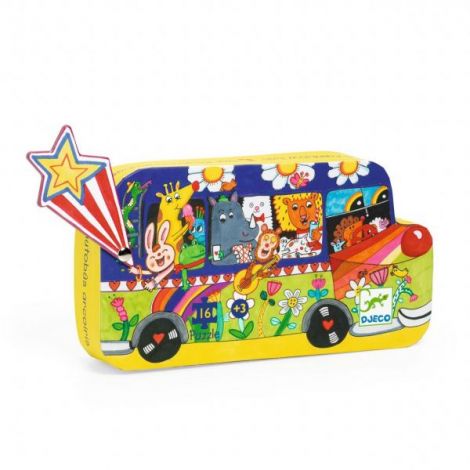 Puzzle Djeco - Autobuzul copilariei - poza 1