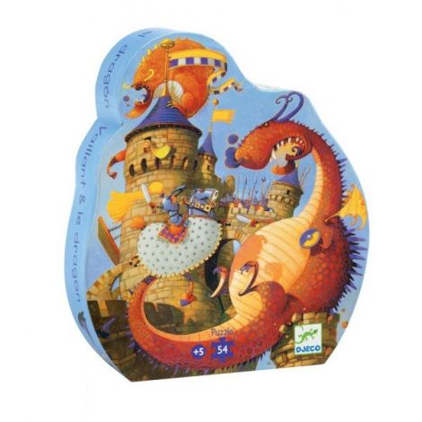 Puzzle Djeco Cavalerul si Dragonul - poza 1
