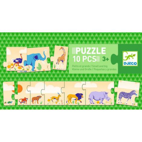 Puzzle Djeco De la mic la mare - poza 1