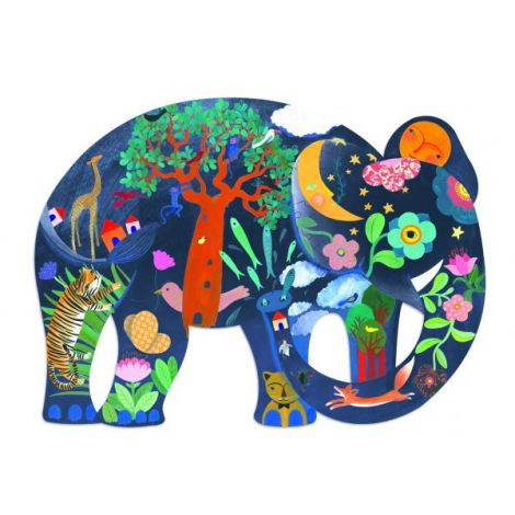 Puzzle Djeco Elefant - poza 2