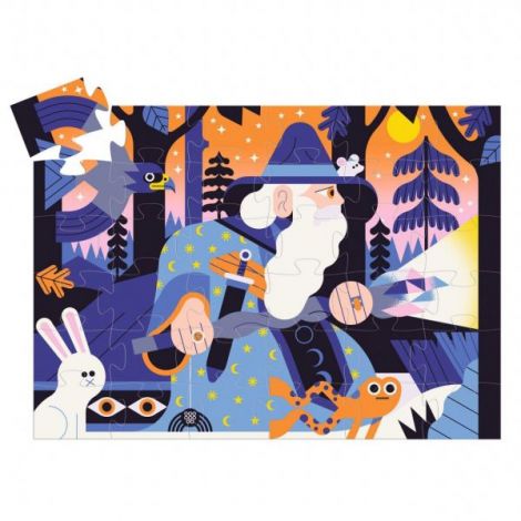 Puzzle Djeco - Magicianul si sceptrul de cristal - poza 2