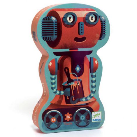 Puzzle Djeco - Robotul Bob - poza 1