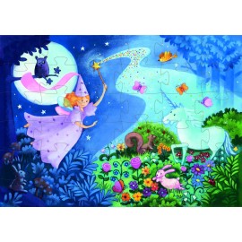 Puzzle Djeco Zâna și unicornul - poza 2