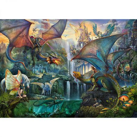 PUZZLE DRAGONI LA LUPTA, 9000 PIESE - poza 2