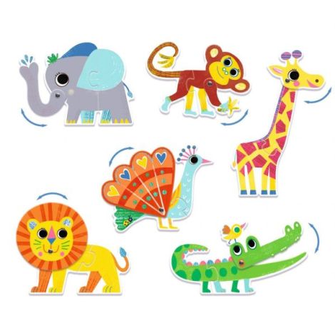 Puzzle duo Articulo Animo, Djeco - poza 2
