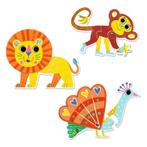 Puzzle duo Articulo Animo, Djeco - poza 3