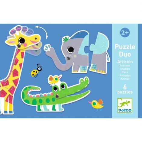 Puzzle duo Articulo Animo, Djeco - poza 4