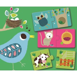 Puzzle duo Djeco Habitat - poza 1