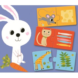 Puzzle duo Djeco La masă - poza 1