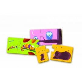 Puzzle duo Djeco Mama şi puiul - poza 2