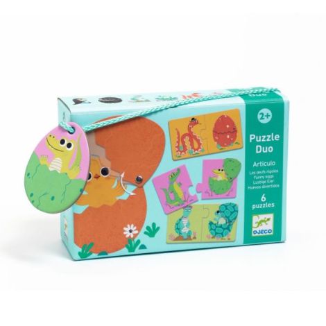 Puzzle duo Puiul din ou, Djeco - poza 1