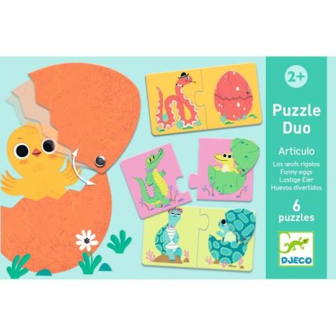 Puzzle duo Puiul din ou, Djeco - poza 5