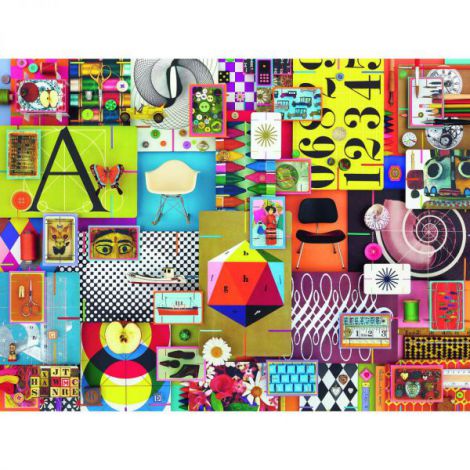 PUZZLE EAMES HOUSE OF CARDS, 1500 PIESE - poza 2