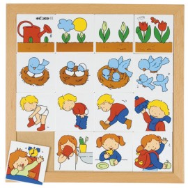 Puzzle educativ Ce se intampla intai