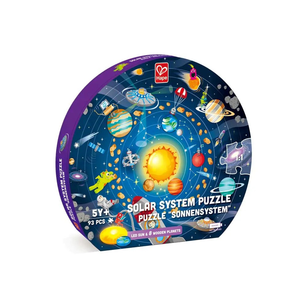 Puzzle educativ Hape Sistemul Solar 93 piese - poza 1