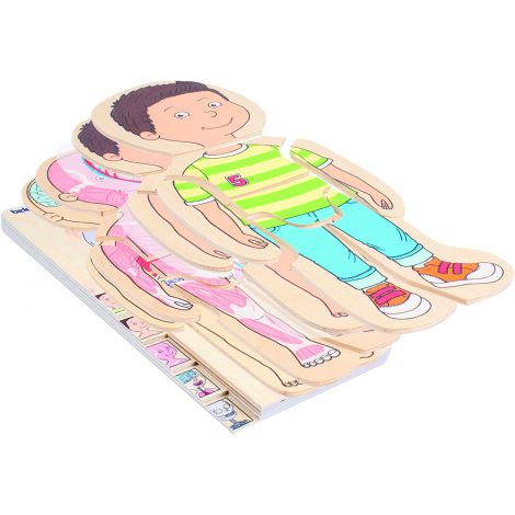 Puzzle educativ stratificat Baiatul - poza 3