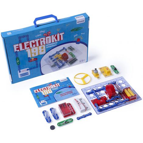 Puzzle electronic cu 198 experimente - Miniland - poza 5