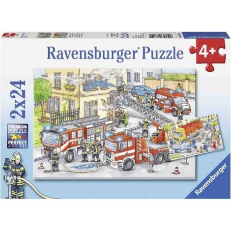 Puzzle Eroi In Actiune, 2X24 Piese - poza 3