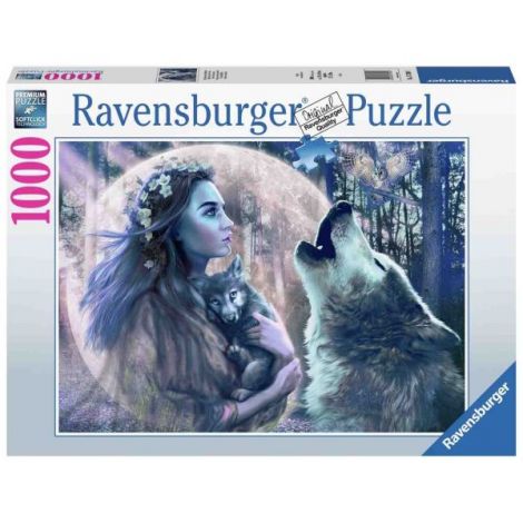 Puzzle Femeie Cu Lupi, 1000 Piese - poza 2