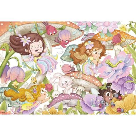 Puzzle Fetite Din Basm, 2X12 Piese - poza 2