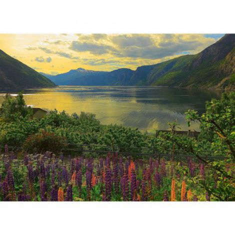 PUZZLE FIORD NORVEGIA, 1000 PIESE - poza 2