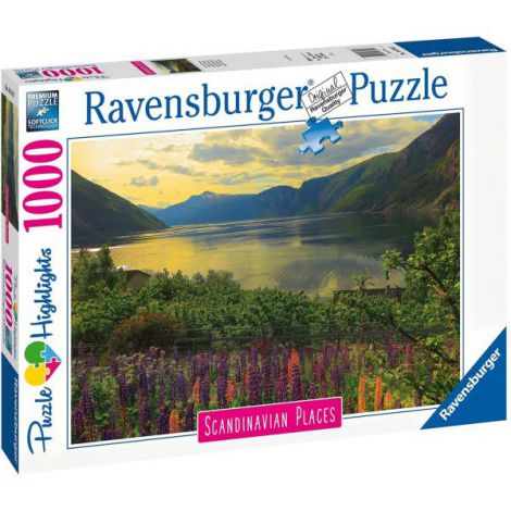 PUZZLE FIORD NORVEGIA, 1000 PIESE - poza 3