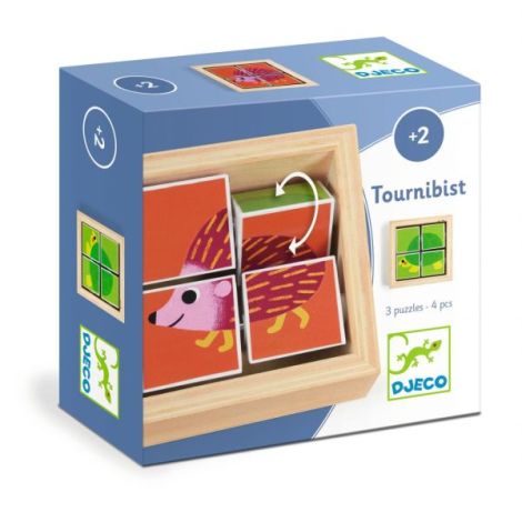 Puzzle forme rotative Tournibist, Djeco - poza 1