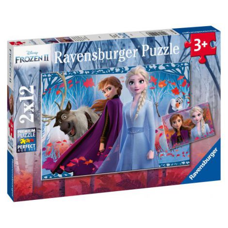 PUZZLE FROZEN II, 2x12 PIESE - poza 1