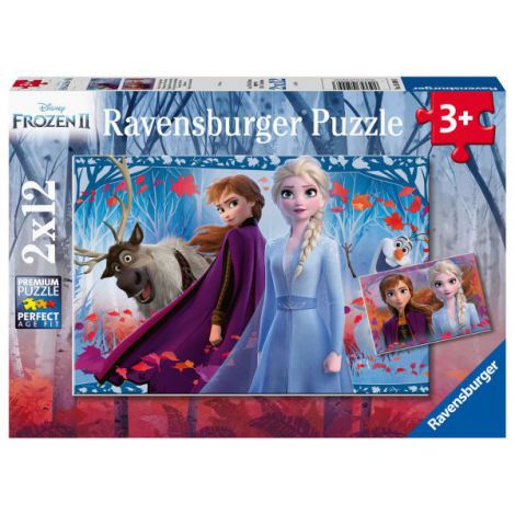 PUZZLE FROZEN II, 2x12 PIESE - poza 2