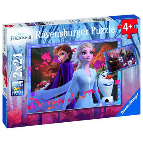 PUZZLE FROZEN II, 2x24 PIESE - poza 1
