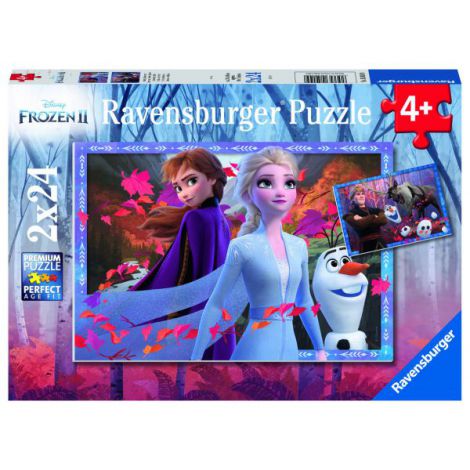 PUZZLE FROZEN II, 2x24 PIESE - poza 2