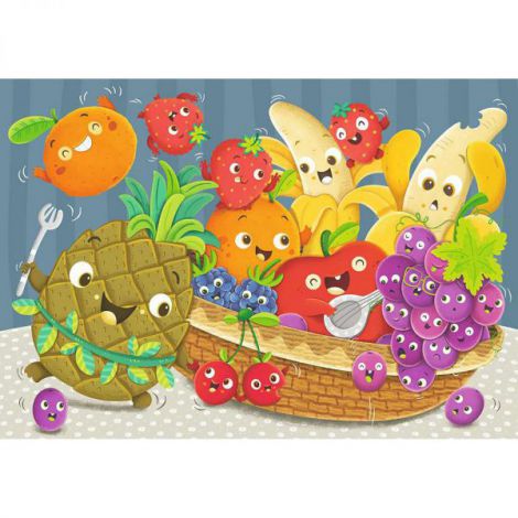 PUZZLE FRUCTE, 2x24 PIESE - poza 2