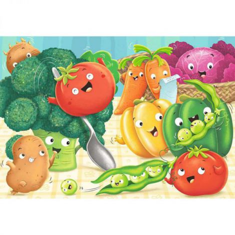 PUZZLE FRUCTE, 2x24 PIESE - poza 3