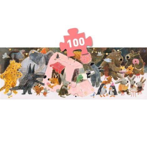 Puzzle galerie Fiesta animalelor, Djeco - poza 4