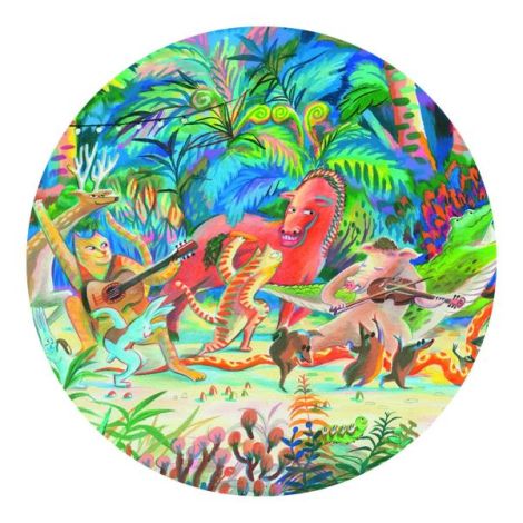 Puzzle galerie Trupa muzicala din padure, Djeco - poza 2