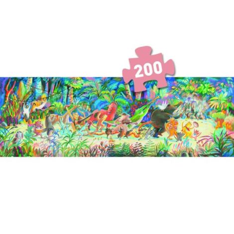 Puzzle galerie Trupa muzicala din padure, Djeco - poza 3
