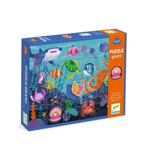 Puzzle gigant Aventuri in mare, Djeco - poza 1