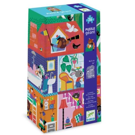 Puzzle gigant Casa micilor prieteni, Djeco - poza 1