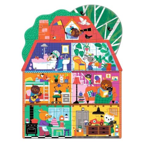 Puzzle gigant Casa micilor prieteni, Djeco - poza 4