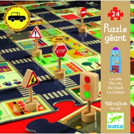 Puzzle gigant Djeco Orașul - poza 1
