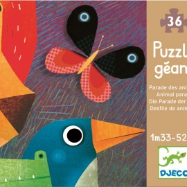 Puzzle gigant Djeco Parada animalelor - poza 1
